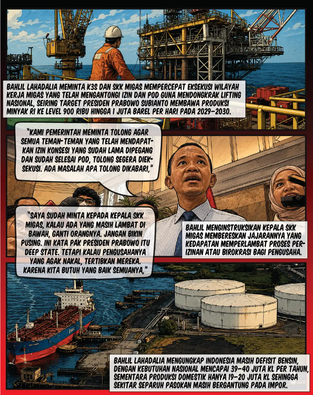 Bahlil Ultimatum SKK Migas Kejar Lifting
