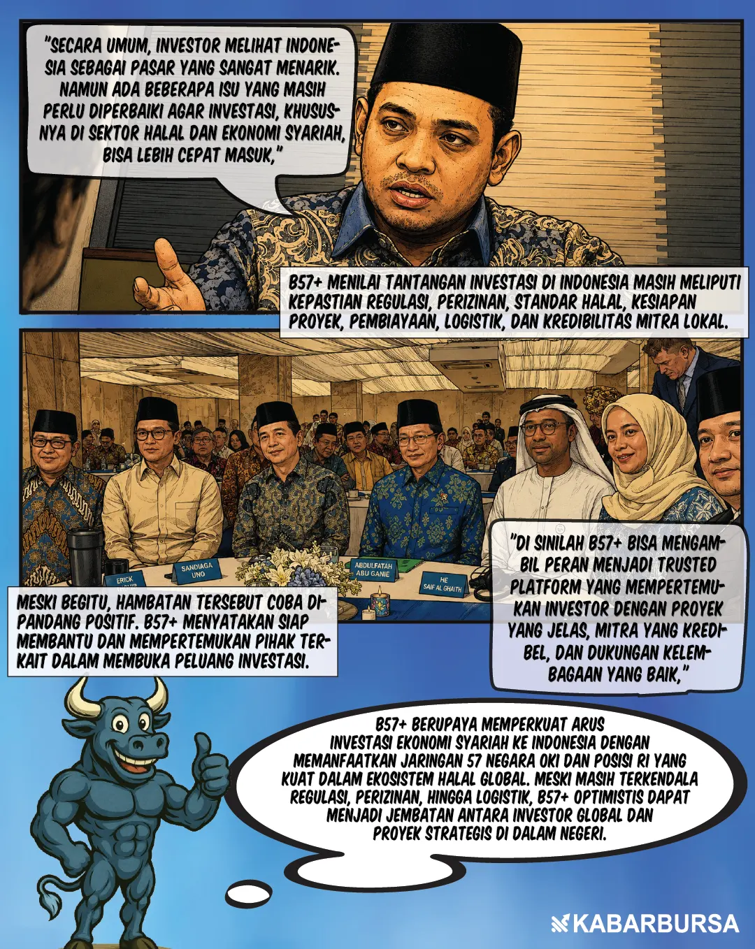 B57+ Jajaki Investasi Lintas Sektor