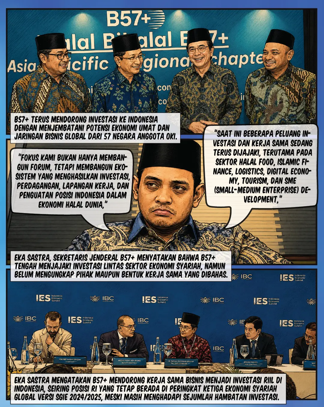 B57+ Jajaki Investasi Lintas Sektor