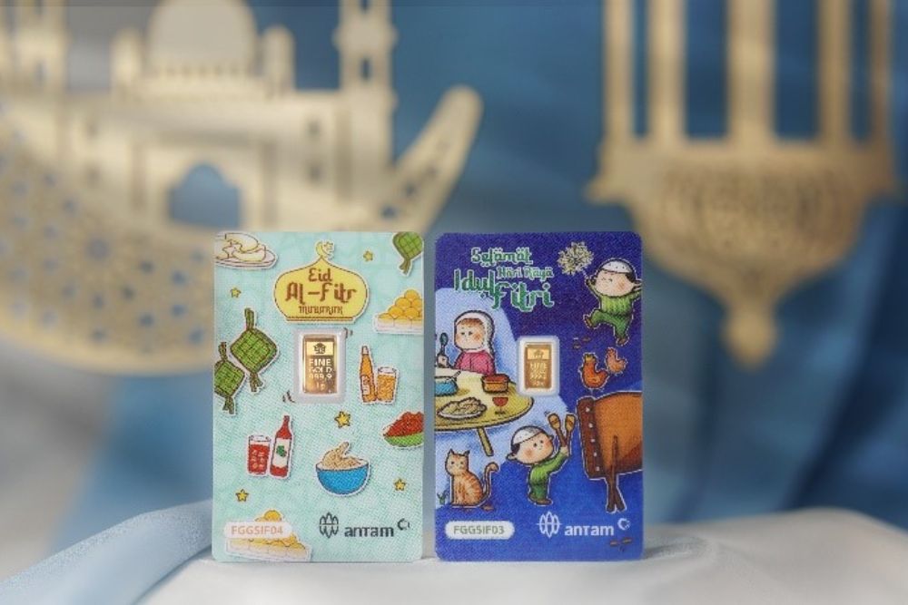 Emas Spesial Ramadan dan Idulfitri bikin Saham ANTM Terbang