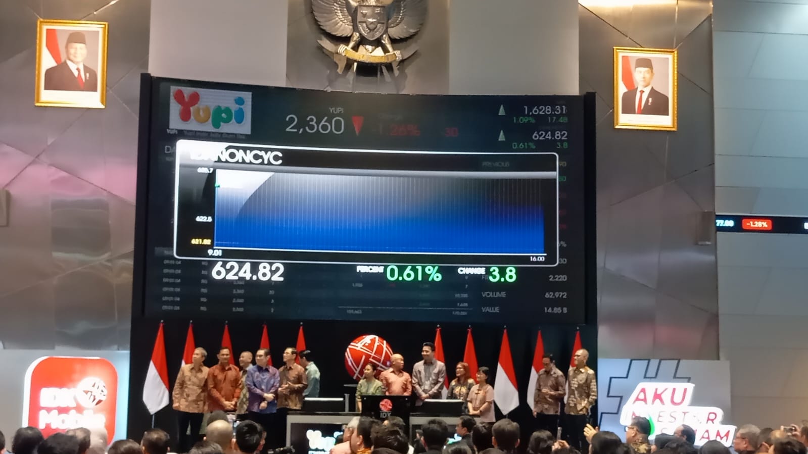 Himpun Rp2,04 Triliun tapi Saham YUPI tak Bertenaga usai IPO