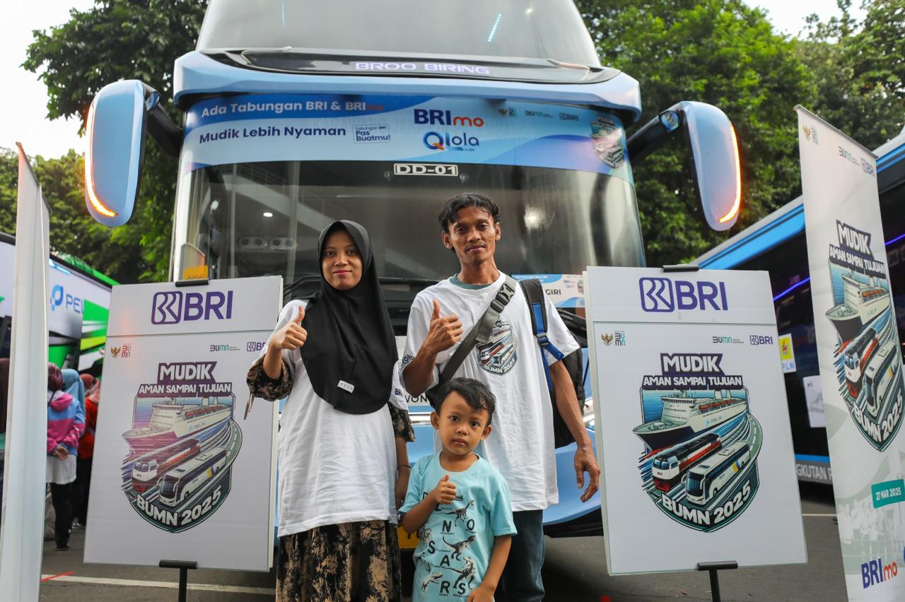 Mudik BUMN: BRI Berangkatkan 8.482 Pemudik Secara Gratis 