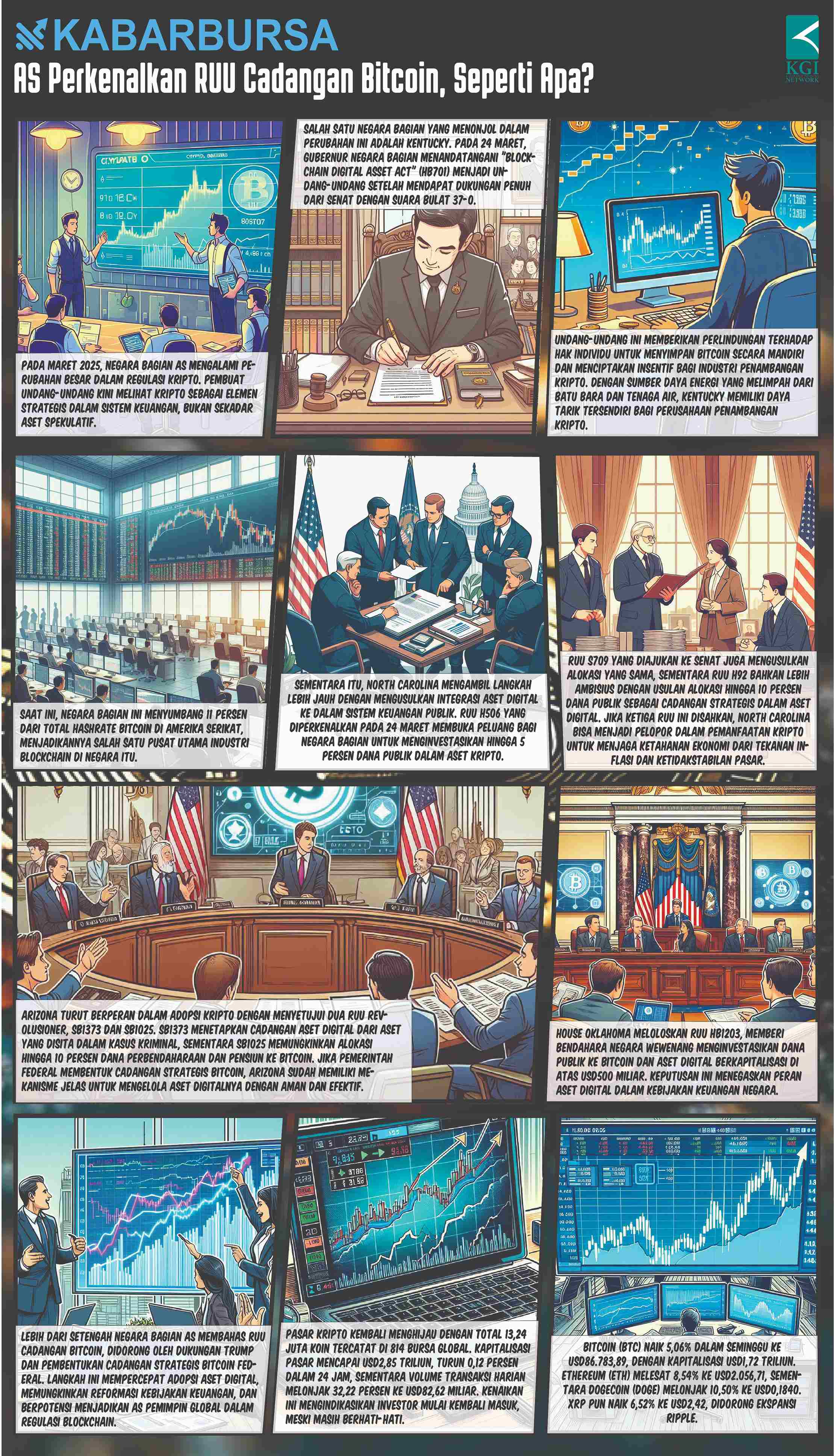 [INFOGRAFIS] AS Perkenalkan RUU Cadangan Bitcoin