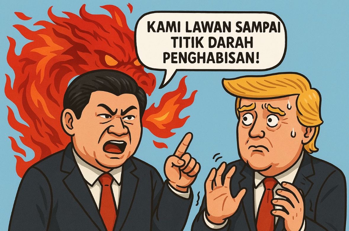 China Bersumpah Lawan Tarif Trump Sampai Akhir