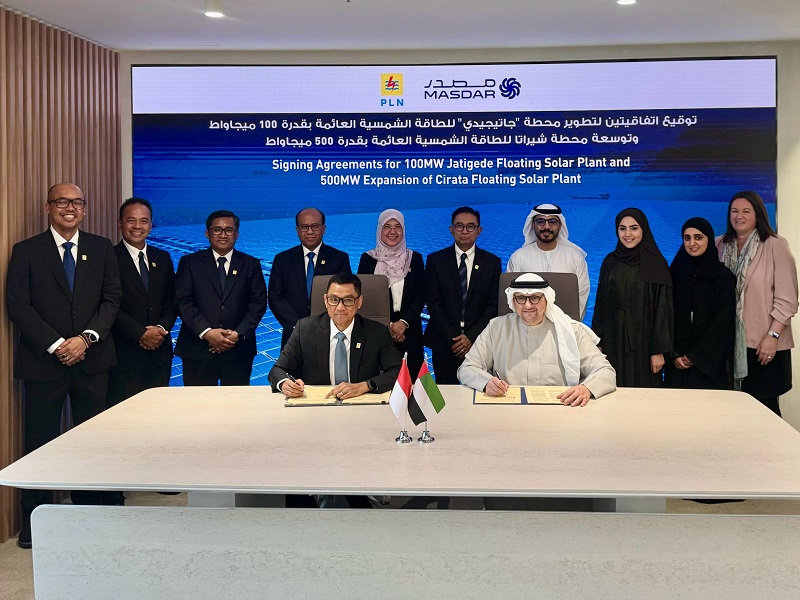 PLN dan Masdar Tandatangani MoU