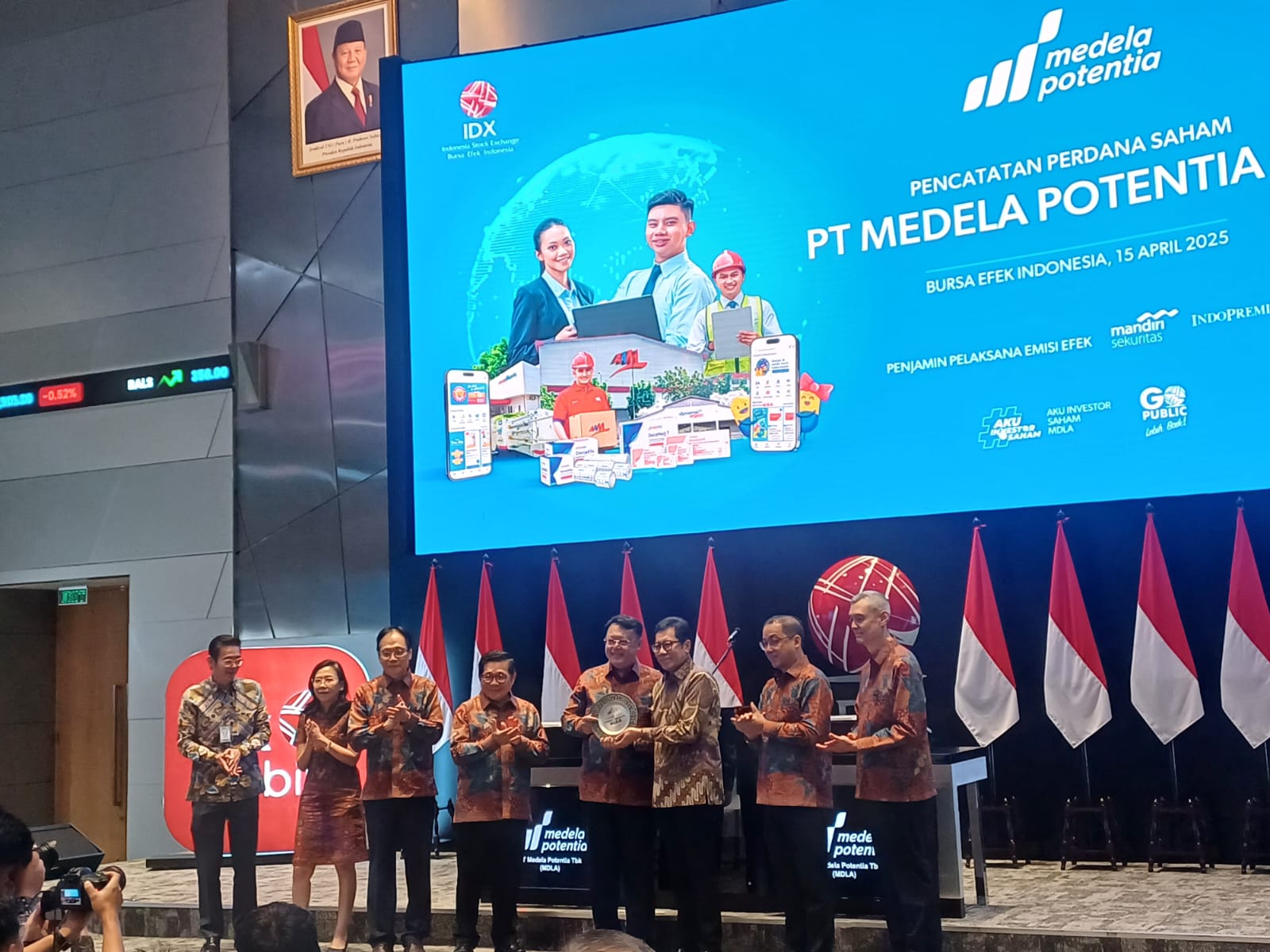 MDLA Resmi Melantai di Pasar Modal: Lepas 3,5 Miliar Saham
