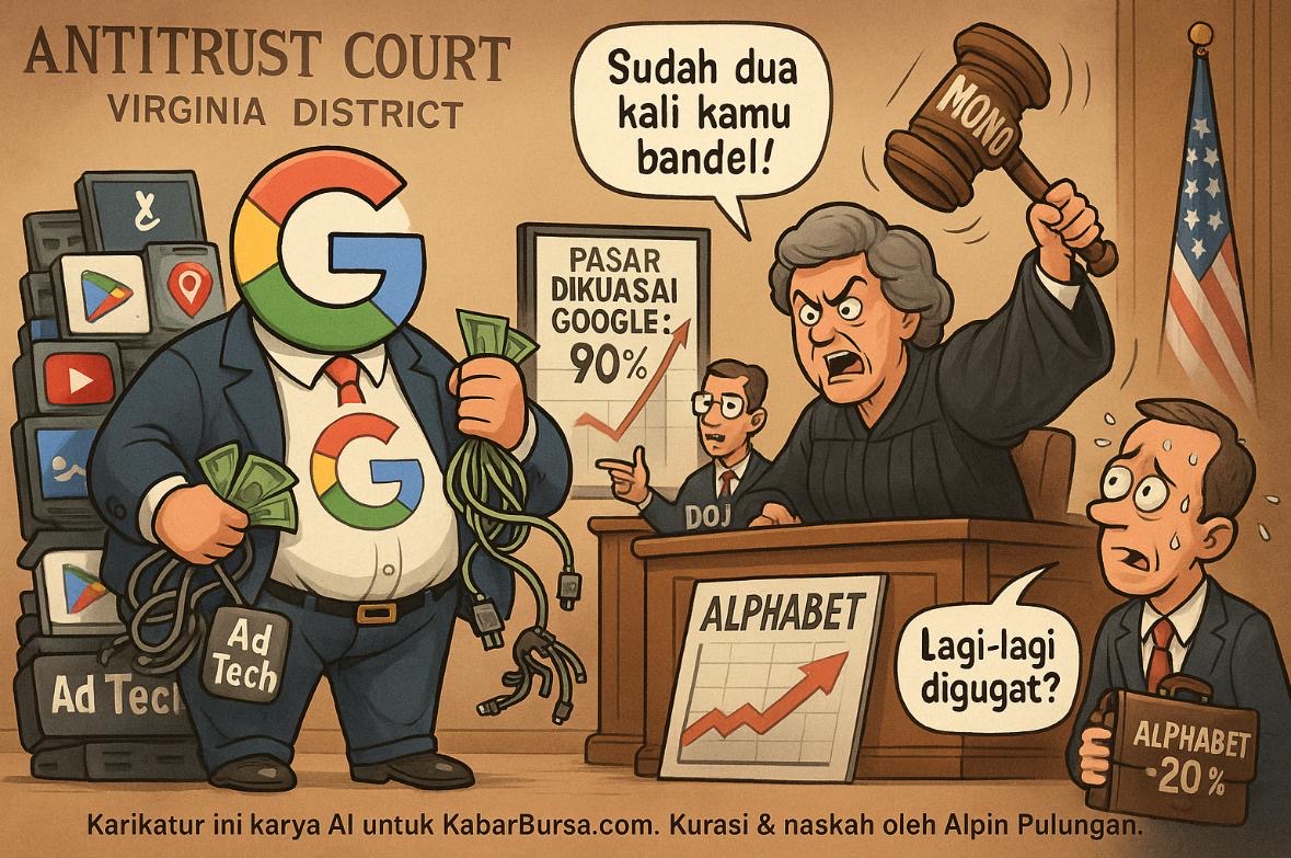 Google Dicap Monopoli Ilegal untuk Kedua Kalinya