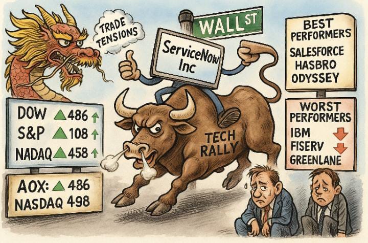 Wall Street Terbang, Saham Teknologi Naik Paling Tinggi