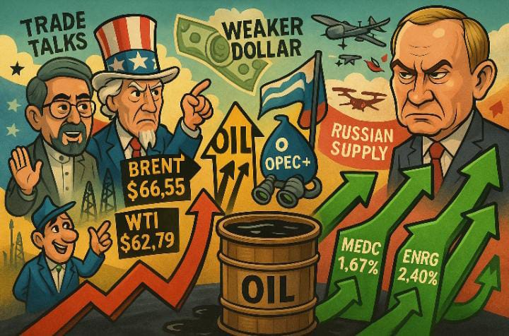 Harga Brent dan WTI Menguat di Tengah Pelemahan Dolar AS