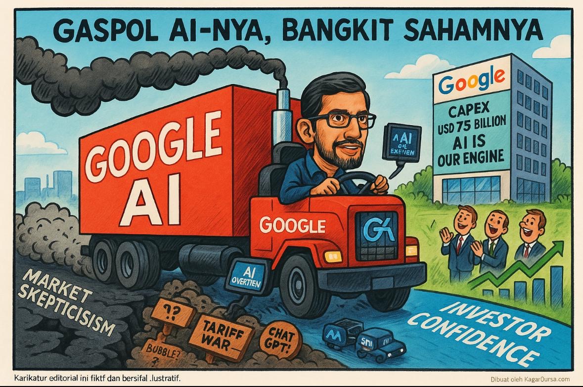 Investasi AI Google Dongkrak Kepercayaan Pasar