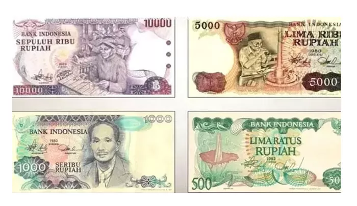 BI Cabut Empat Uang Kertas Rupiah, Seperti ini Rinciannya