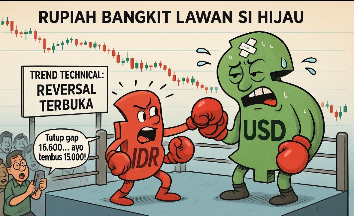 Rupiah Beri Sinyal Bangkit, Potensi Reversal ke Rp16.000