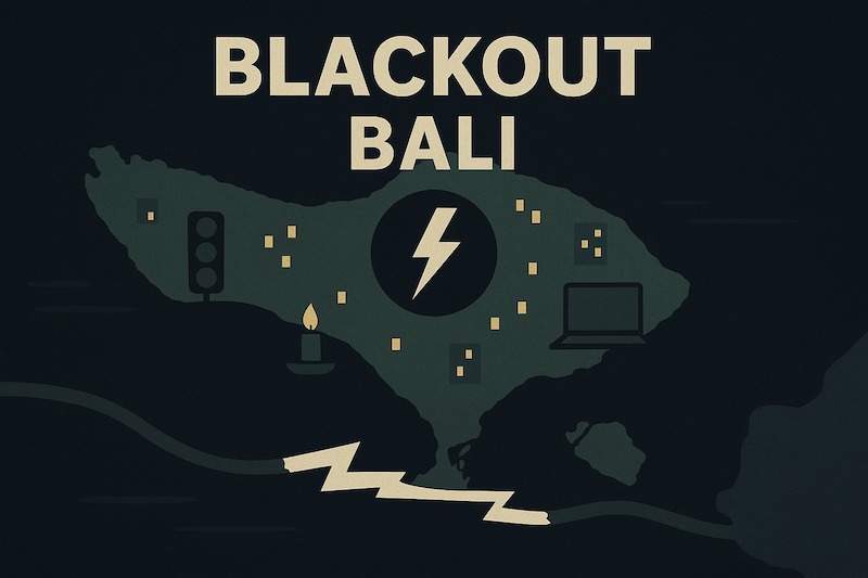 Bali Blackout: Warga Kelimpungan, Lilin dan Air Langka