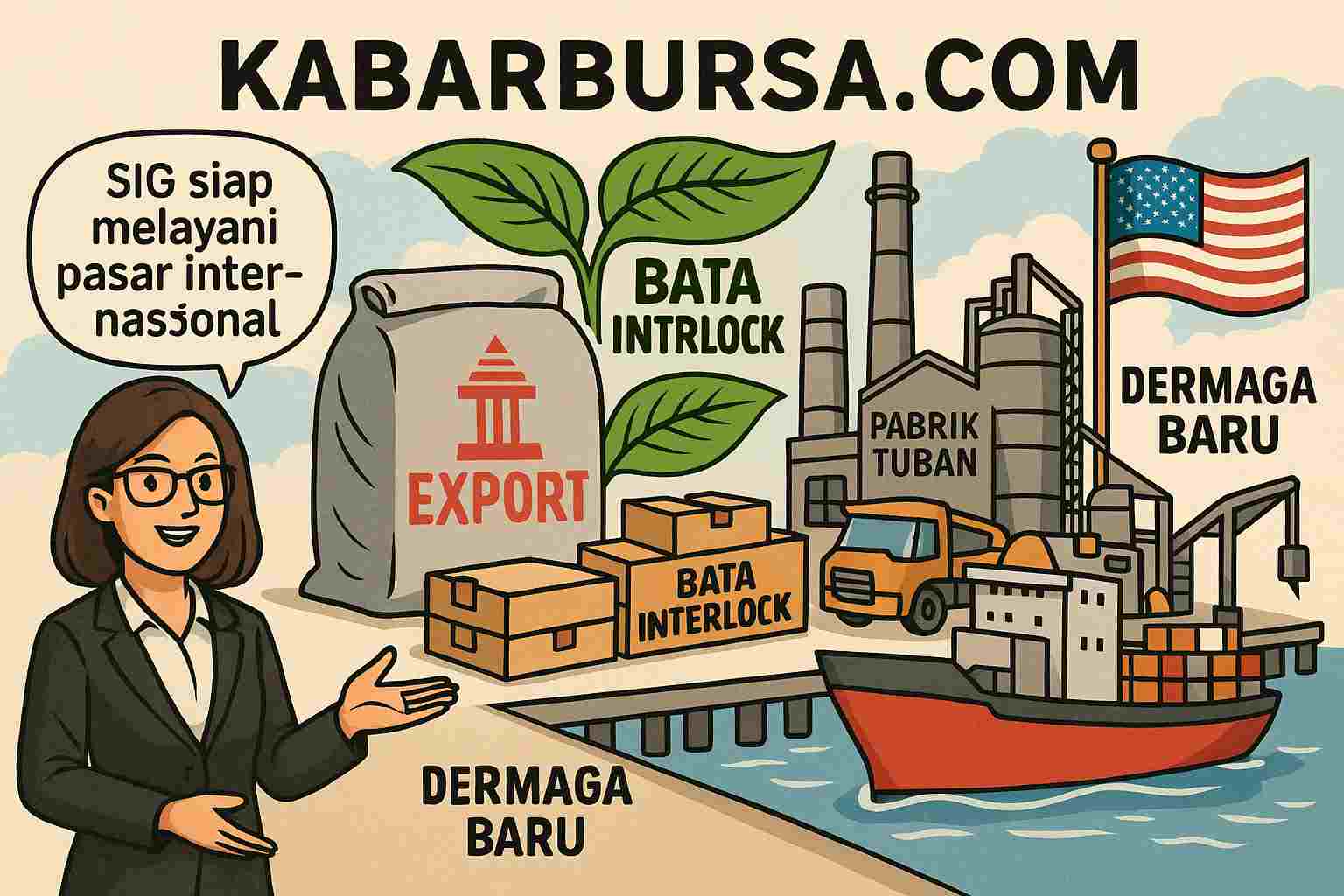  SIG Maksimalkan Pasar Ekspor untuk Dongkrak Penjualan