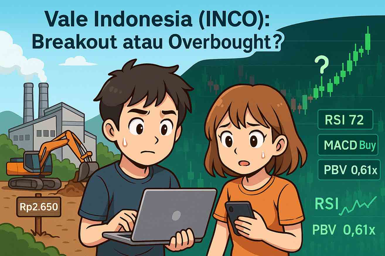 Saham INCO Ramai Dibeli, Level Teknis ini Wajib Dipantau