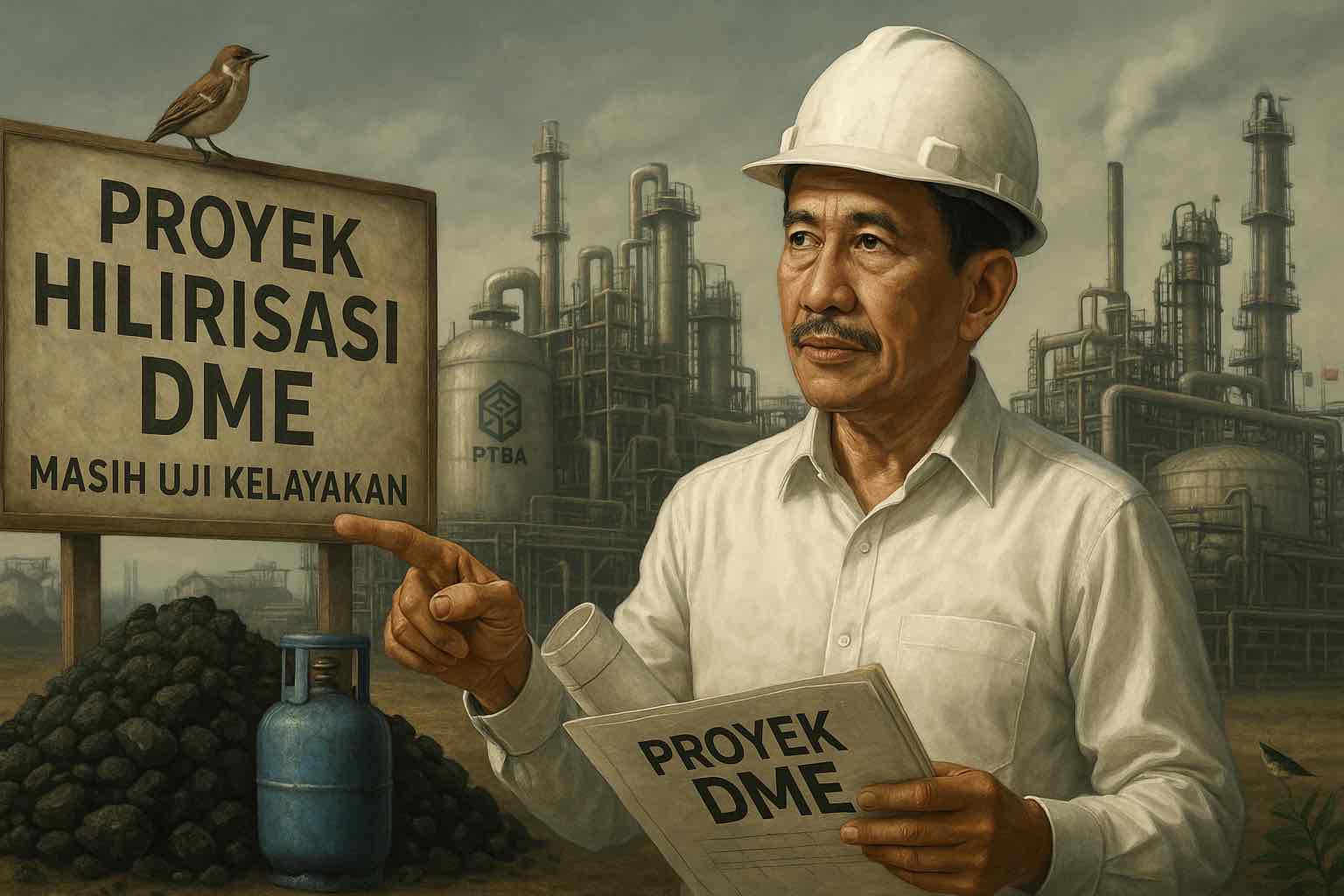 PTBA Akui Proyek Hilirisasi Batu Bara Belum Ekonomis
