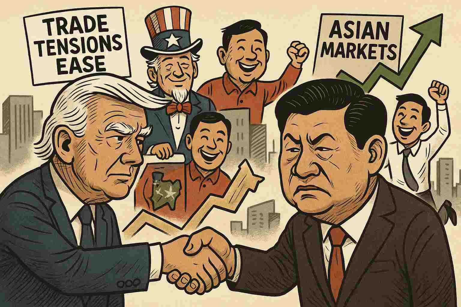 Pasar Asia Semringah di Tengah Potensi Meredanya AS-China