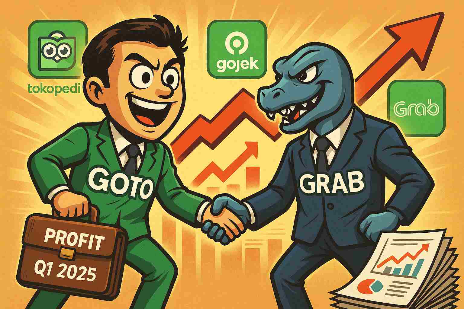 GOTO Tegas Soal Merger Grab: Belum Ada Kesepakatan