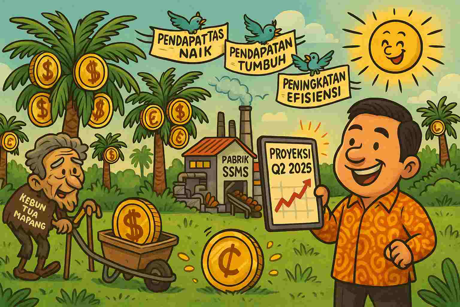 SSMS Reorganisasi di Tengah Naiknya Permintaan Sawit