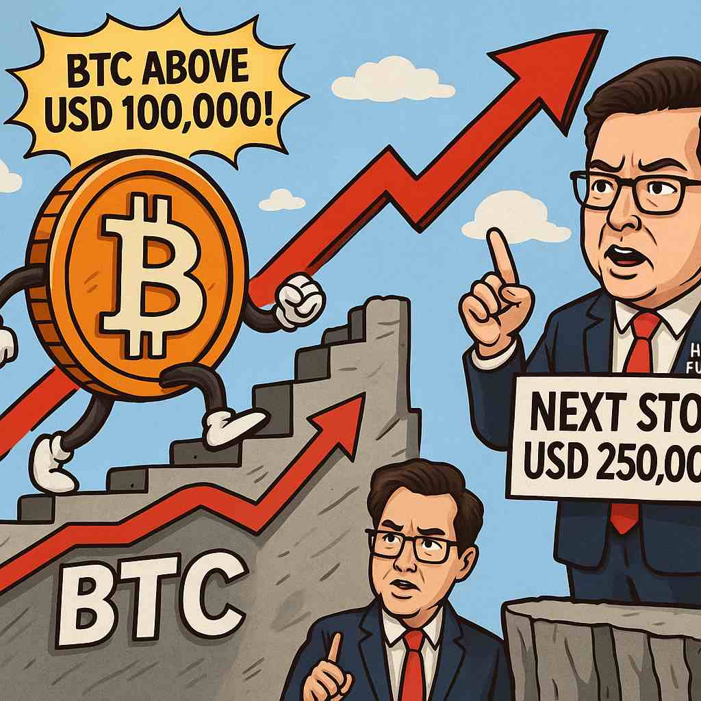 Bitcoin Tembus USD100 Ribu: Awal Reli Besar Selanjutnya?