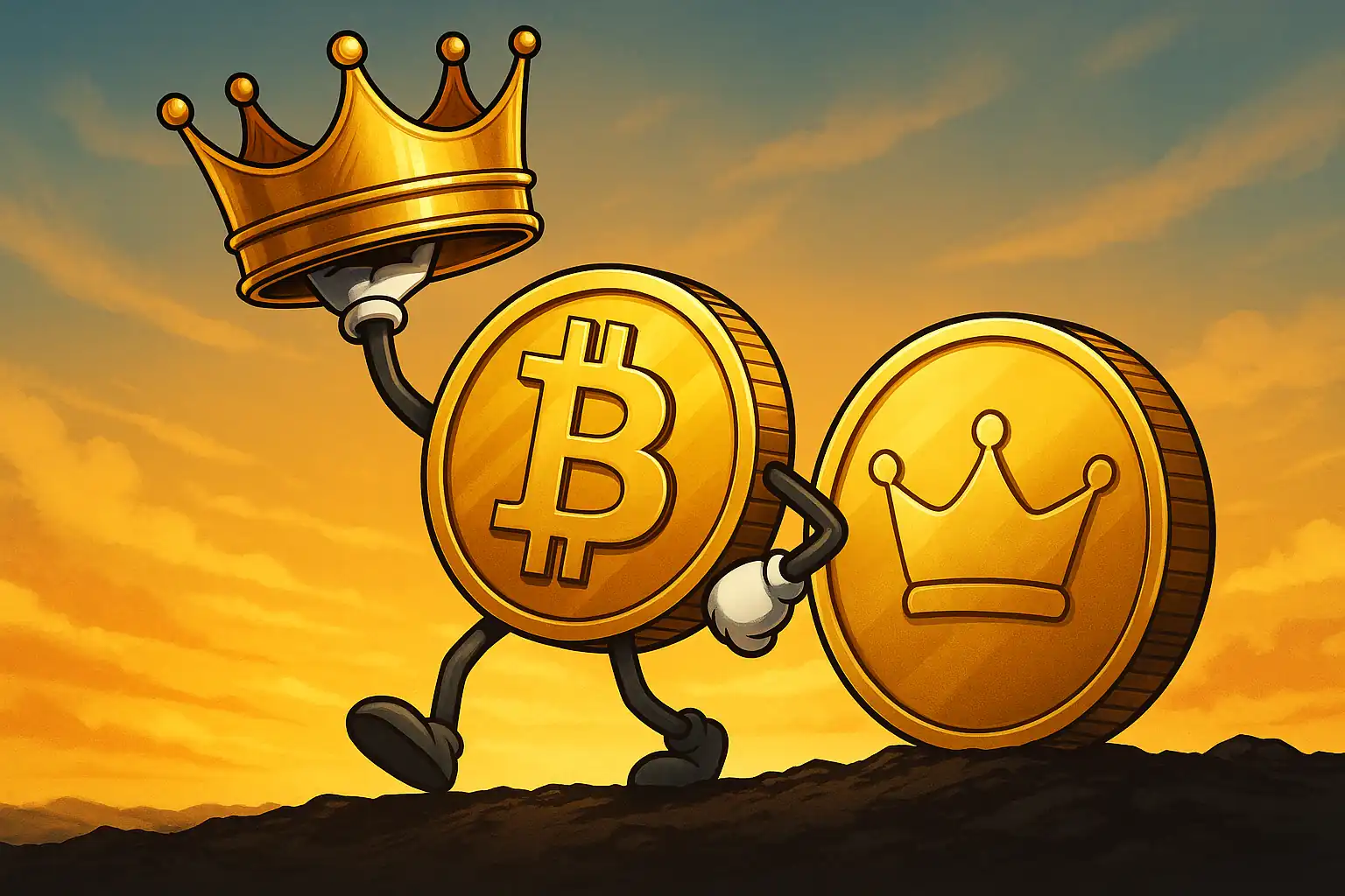 Bitcoin Ambil Alih Mahkota Emas?