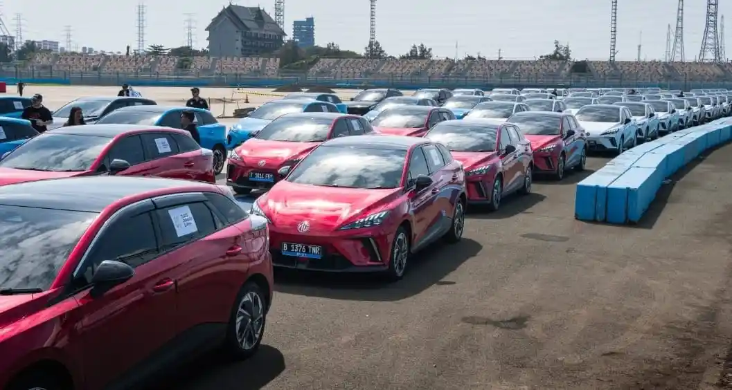 Sambut Formula E, MG Gelar Konvoi Komunitas EV di Ancol