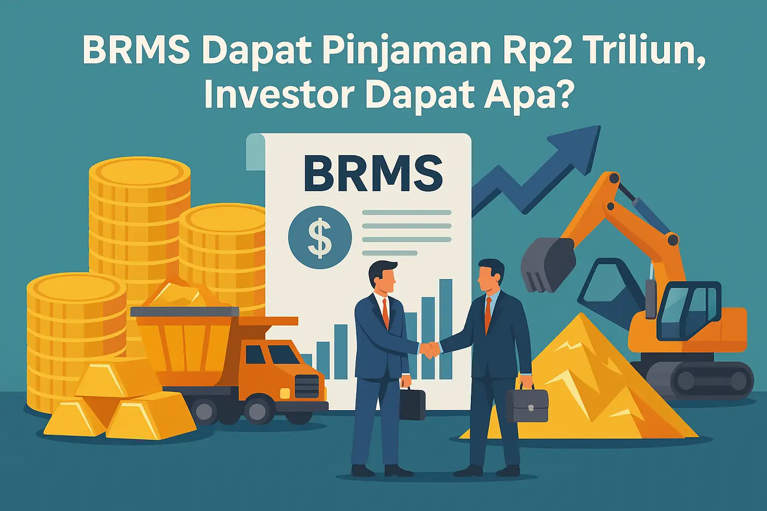 BRMS Dapat Pinjaman Rp2 Triliun, Investor Dapat Apa?