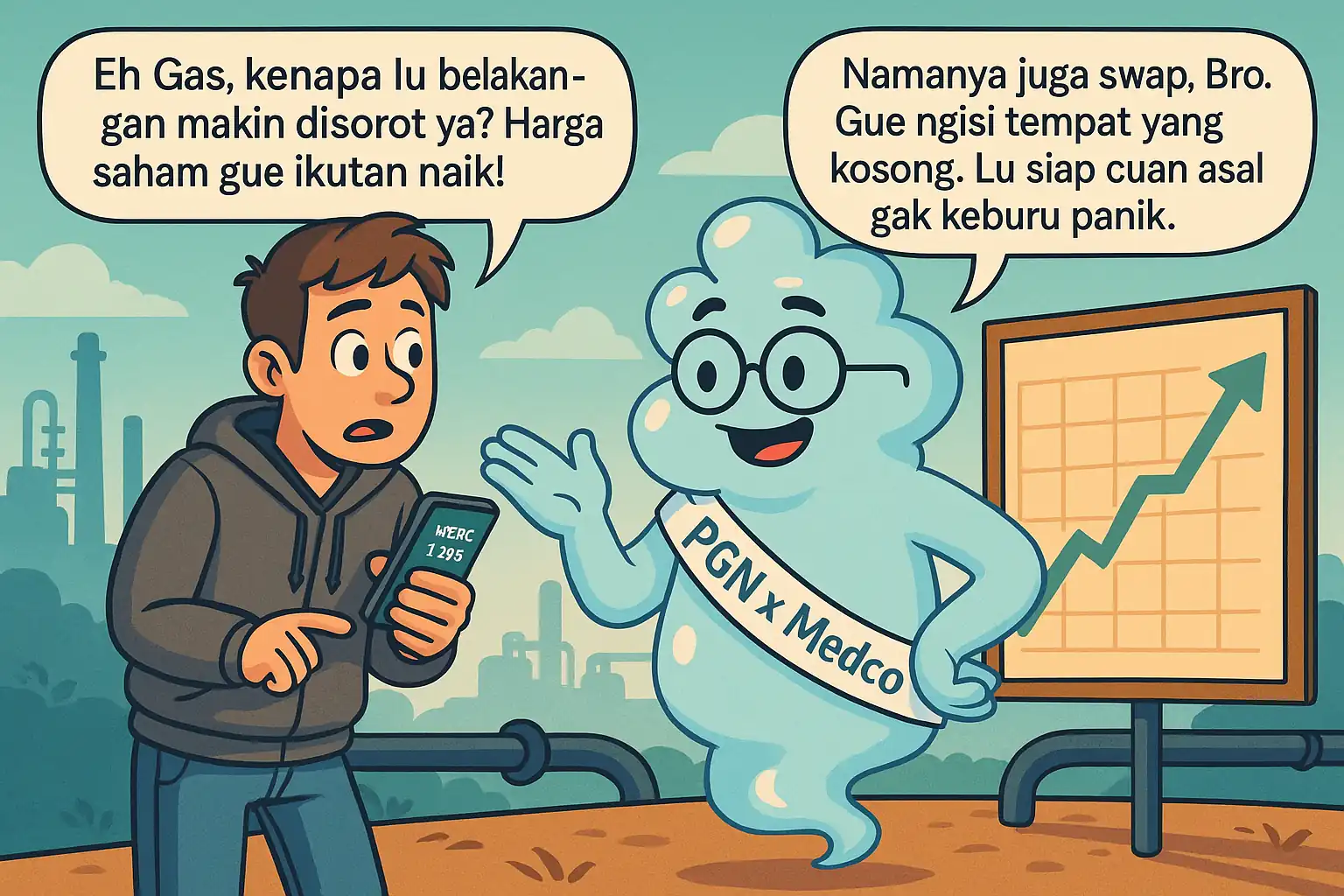 Meneropong Peluang Saham MEDC yang Tembus Konsolidasi usai Swap Gas Jalan