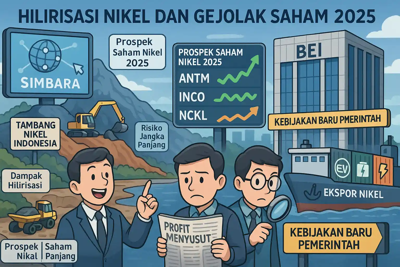Hilirisasi Nikel Makin Ketat, Saham Mana Paling Aman?