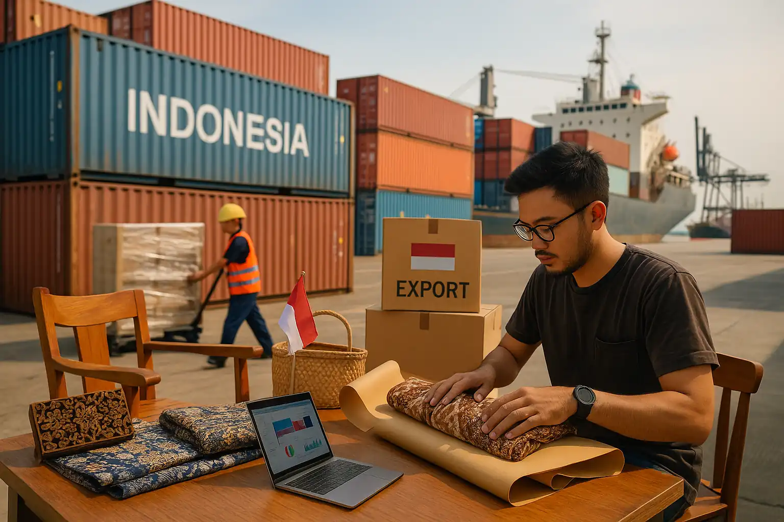Saham Perusahaan Berorientasi Ekspor Produk Kreatif di Indonesia