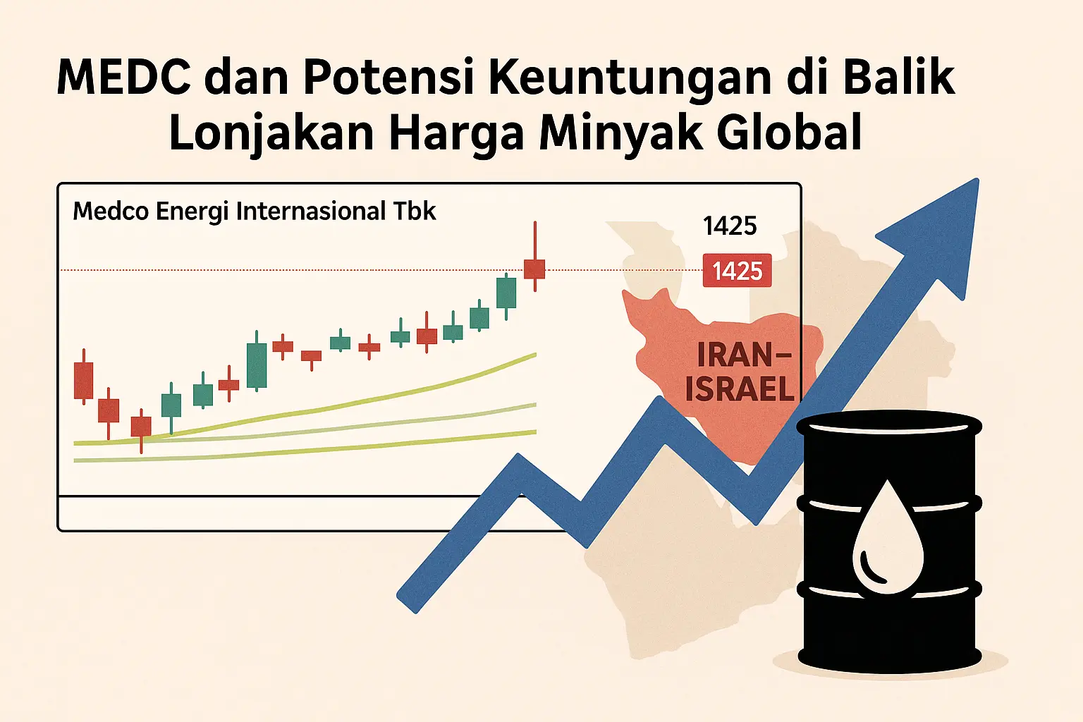MEDC dan Potensi Cuan di Balik Lonjakan Harga Minyak Global