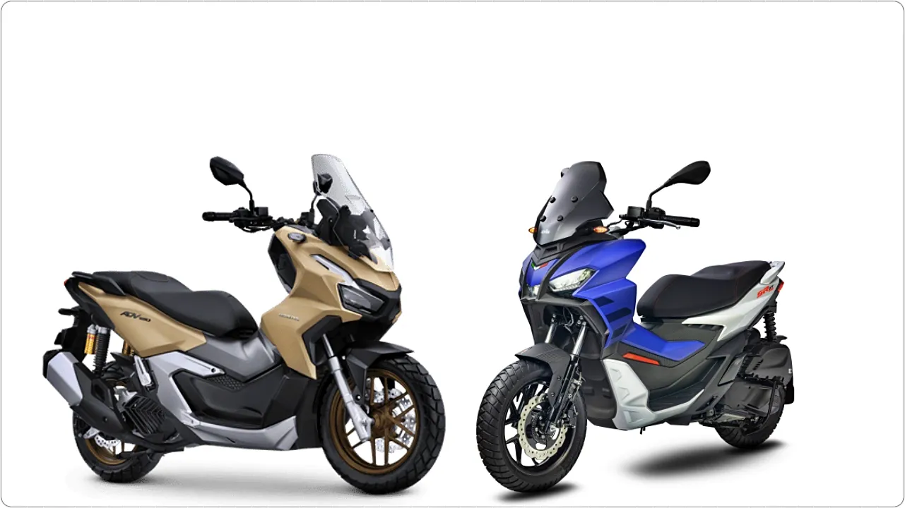 Adu Skutik Adventure Italia-Jepang: Honda ADV 160 vs Aprilia SR-GT 200