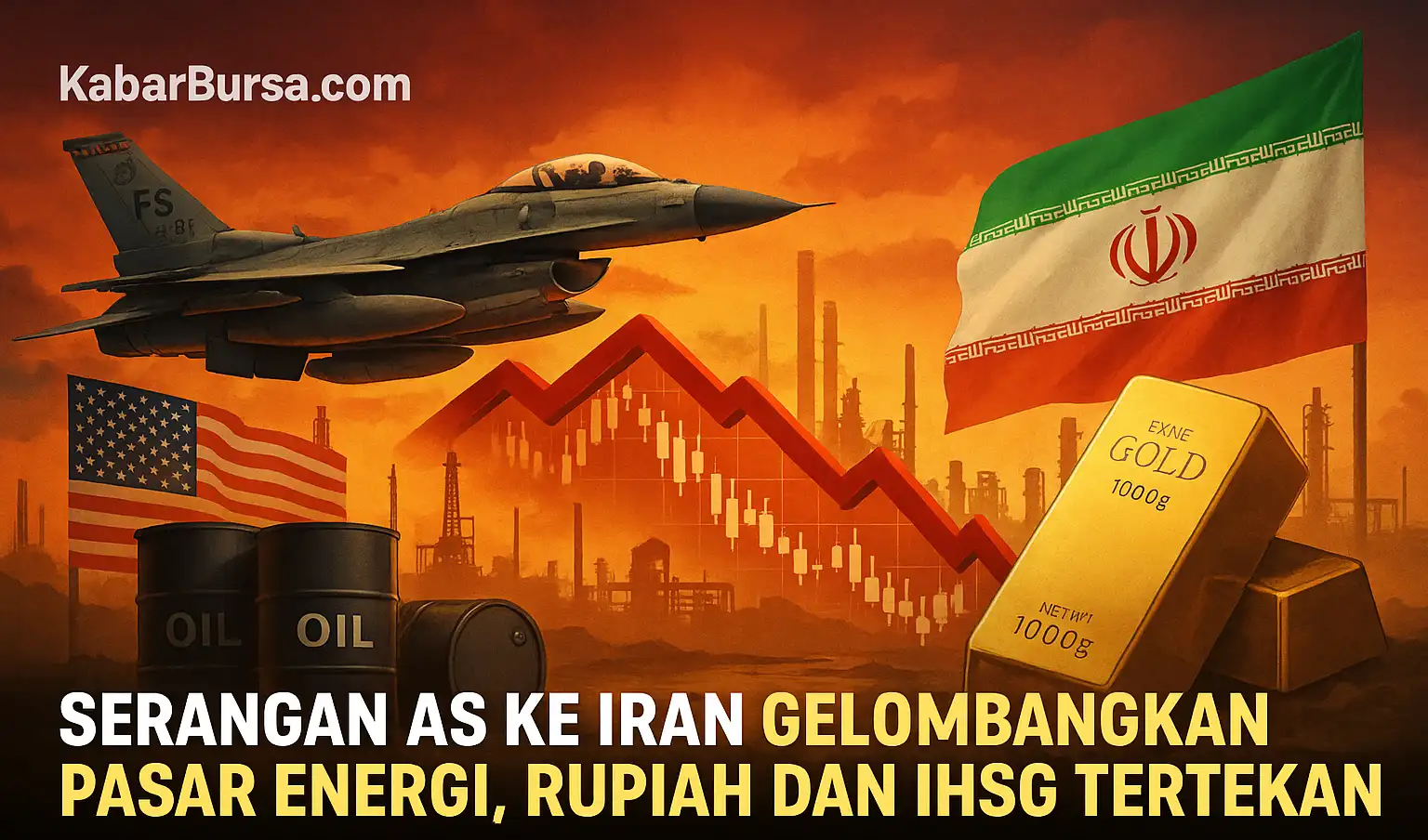 Pasar Panik! Ancaman Tutup Selat Hormuz Guncang IHSG dan Rupiah