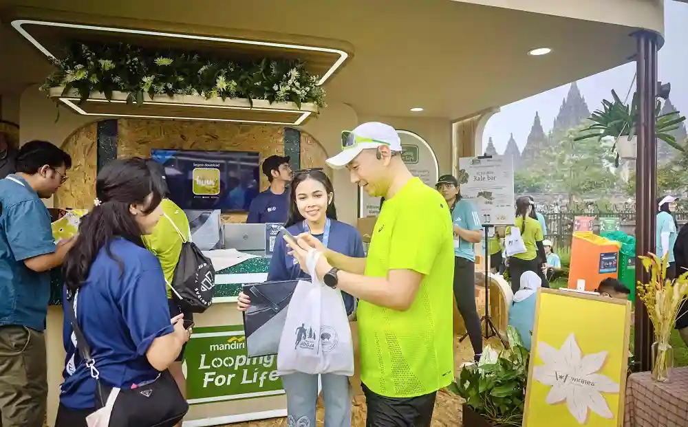 Bank Mandiri Sukses Akselerasi Gerakan Hijau di Mandiri Jogja Marathon 2025