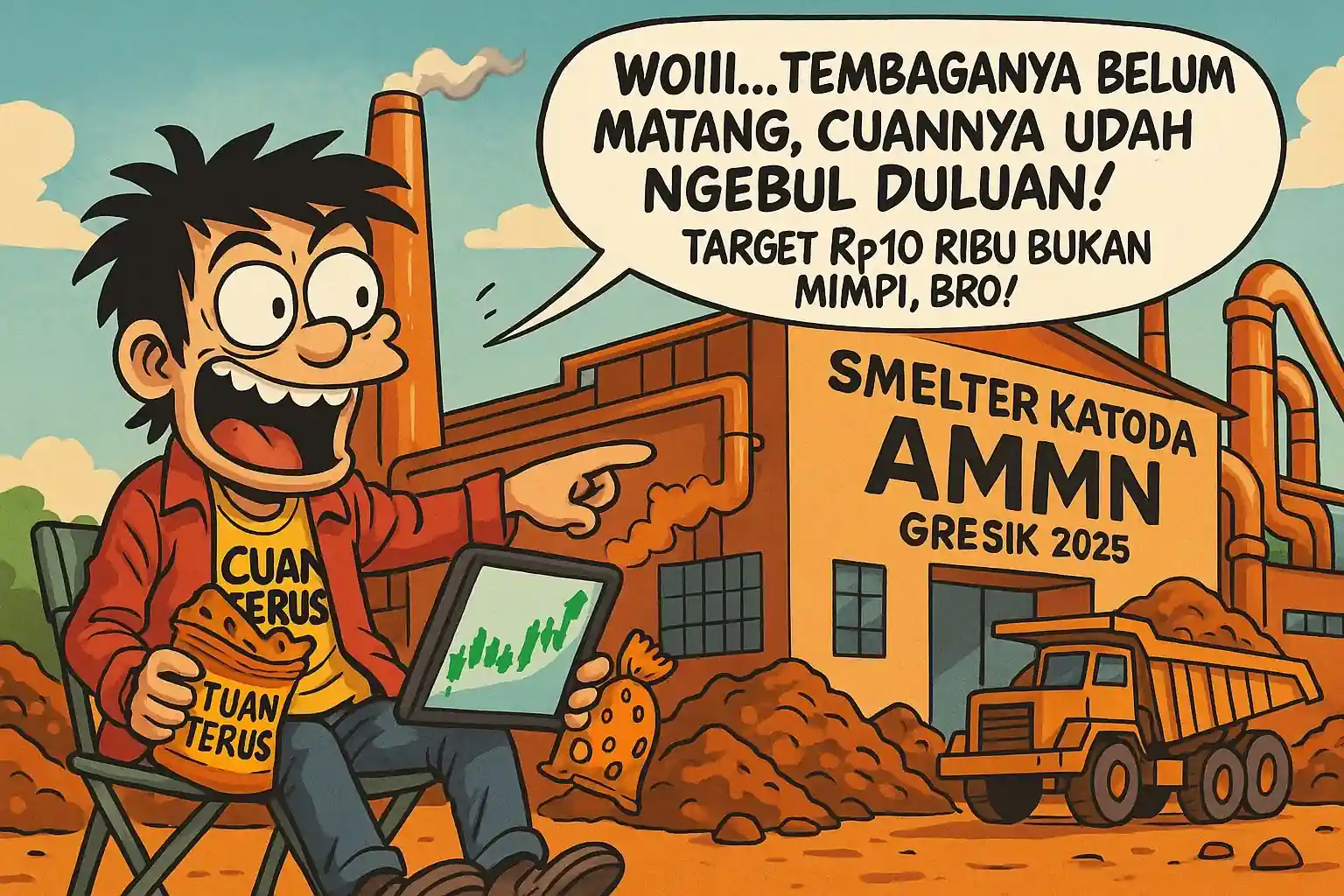 AMMN Kian Prospektif Menuju Harga Tertinggi Tahun ini