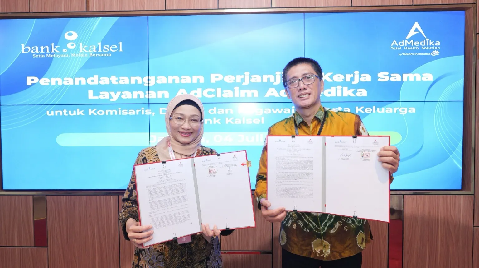 BPD Kalsel Percayakan Pengelolaan Manfaat Kesehatan Karyawan kepada AdMedika