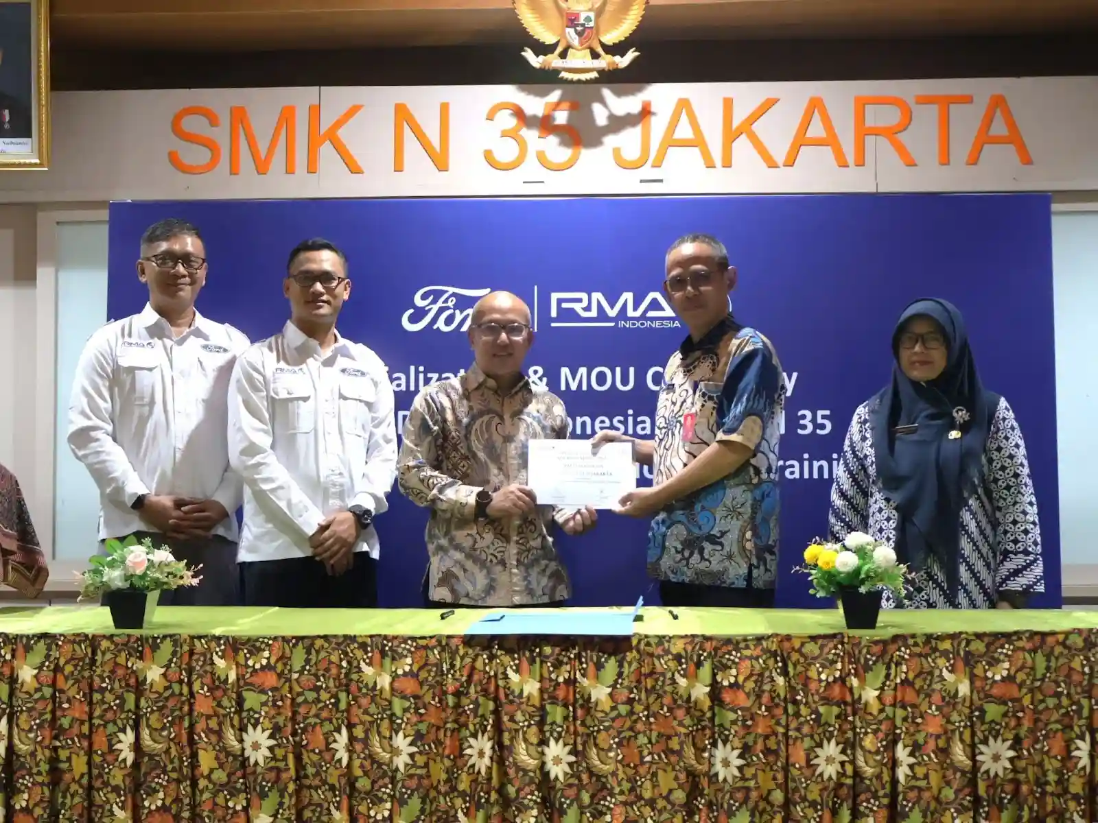Cetak SDM Otomotif Unggul, RMA Indonesia Resmi Luncurkan Ford Class 