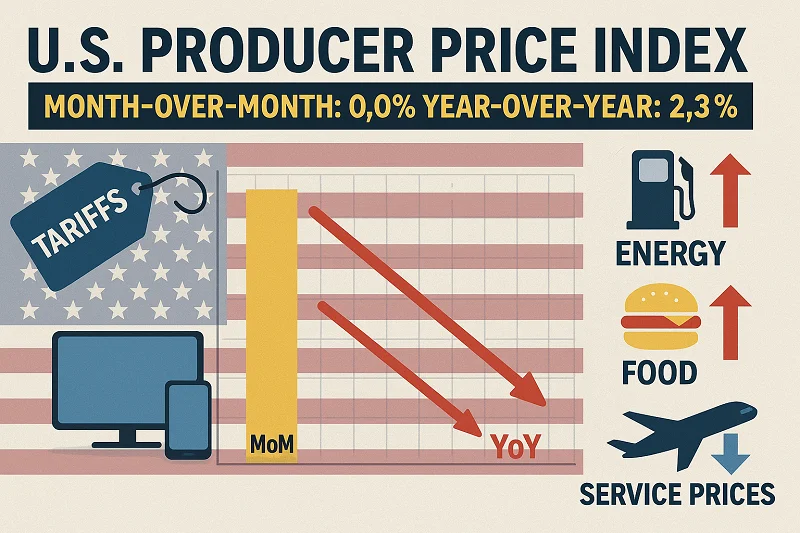 Inflasi Produsen AS Melambat, The Fed Tahan Suku Bunga?