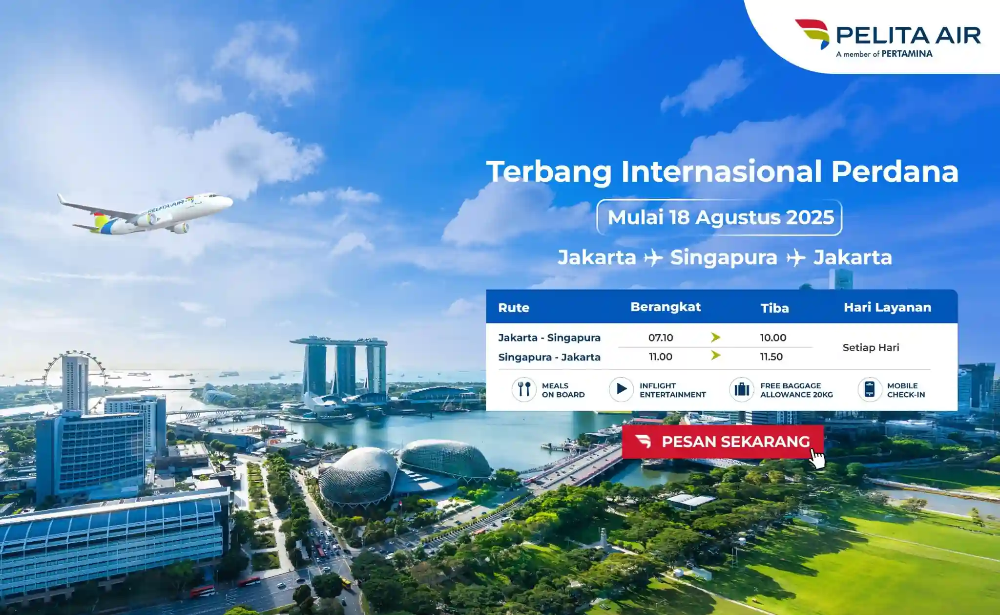 Perluas Layanan, Pelita Air akan Buka Rute Internasional Perdana