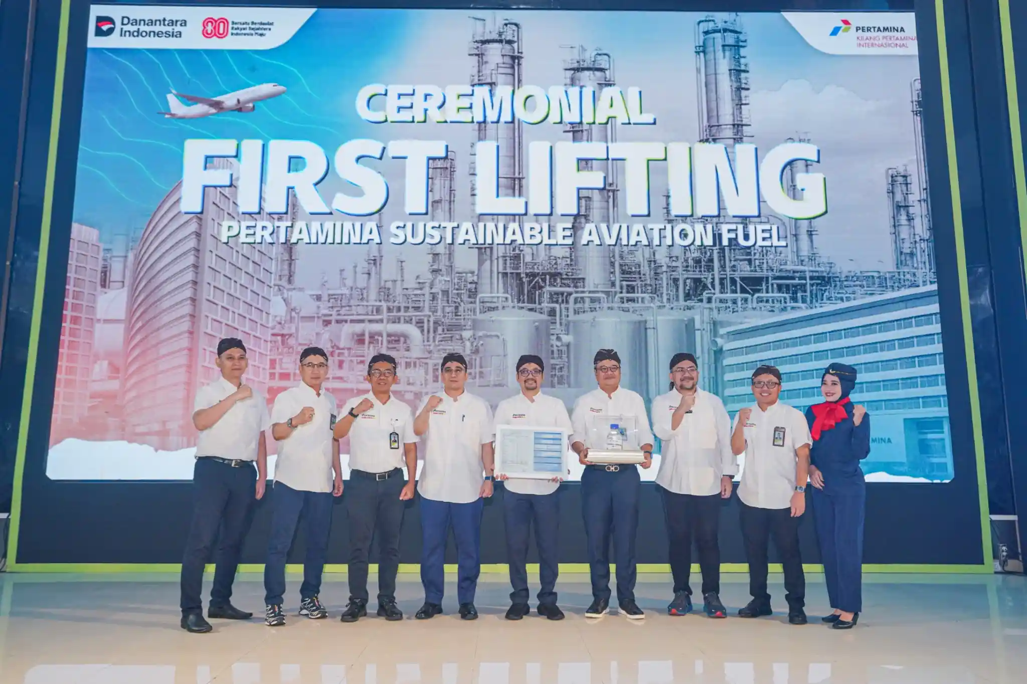 Sinergi Pertamina Group Hasilkan Sustainable Aviation Fuel dari Minyak Jelantah