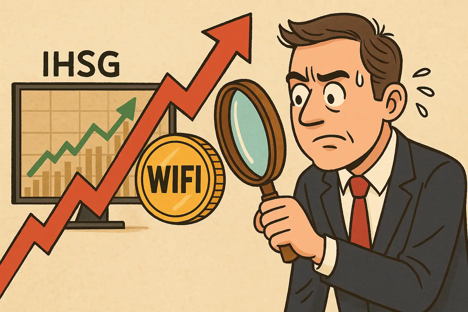 Tiga Saham Mendominasi Perdagangan: WIFI Paling Menjanjikan?
