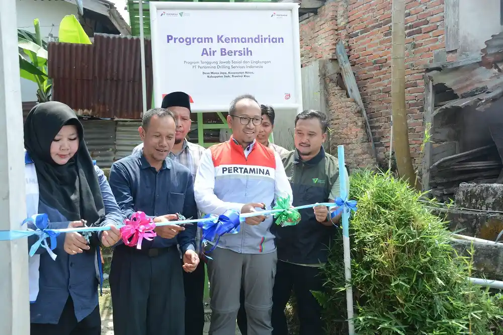 Pertamina Drilling Bangun Sumur Air Bersih, Akan Dimanfaatkan oleh 58 Kepala Keluarga 