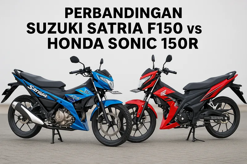Suzuki Satria vs Honda Sonic, Siapa Jawara 150cc?