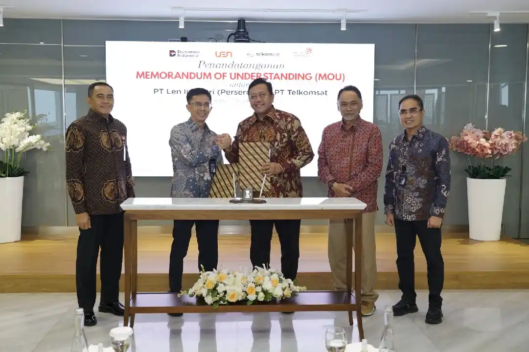 Telkomsat & Len Industri Bersatu, Satelit Nasional Siap Perkuat Pertahanan RI