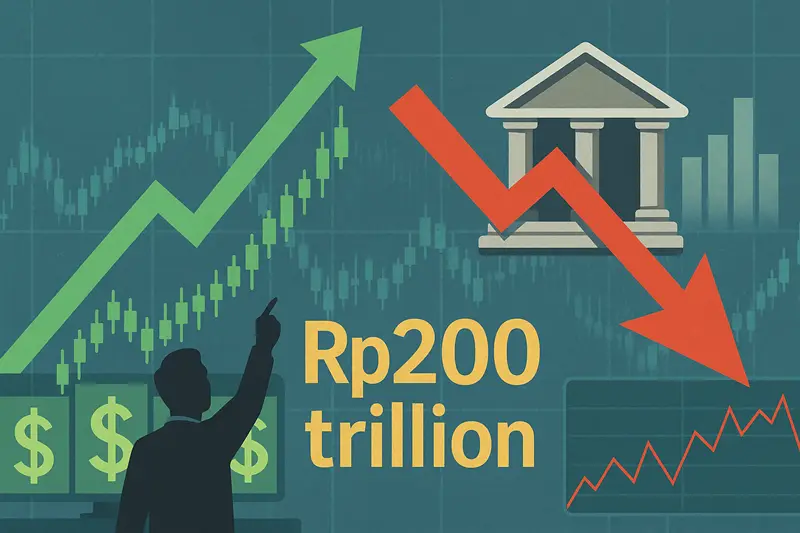 Skenario Gelap Rp200 Triliun: Kredit Longgar, NPL Naik, Saham Bank Ambruk