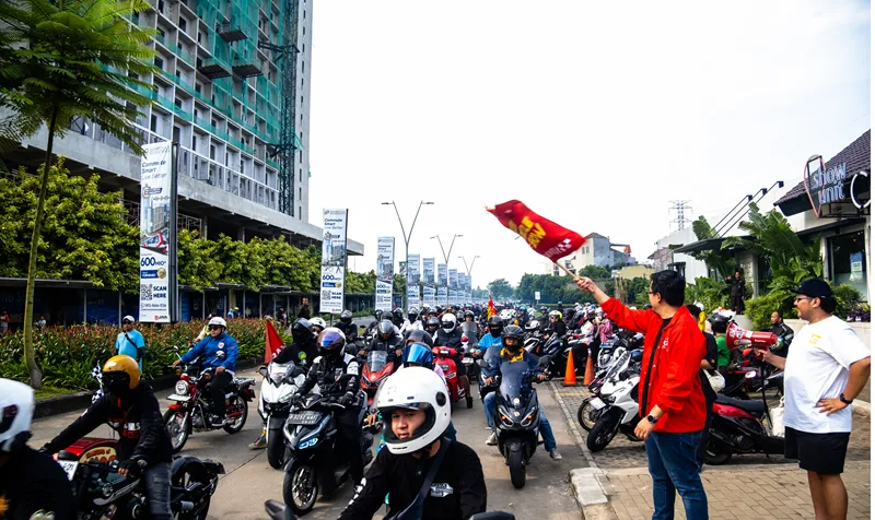 Komunitas Motor Padati Jamboride IMOS 2025