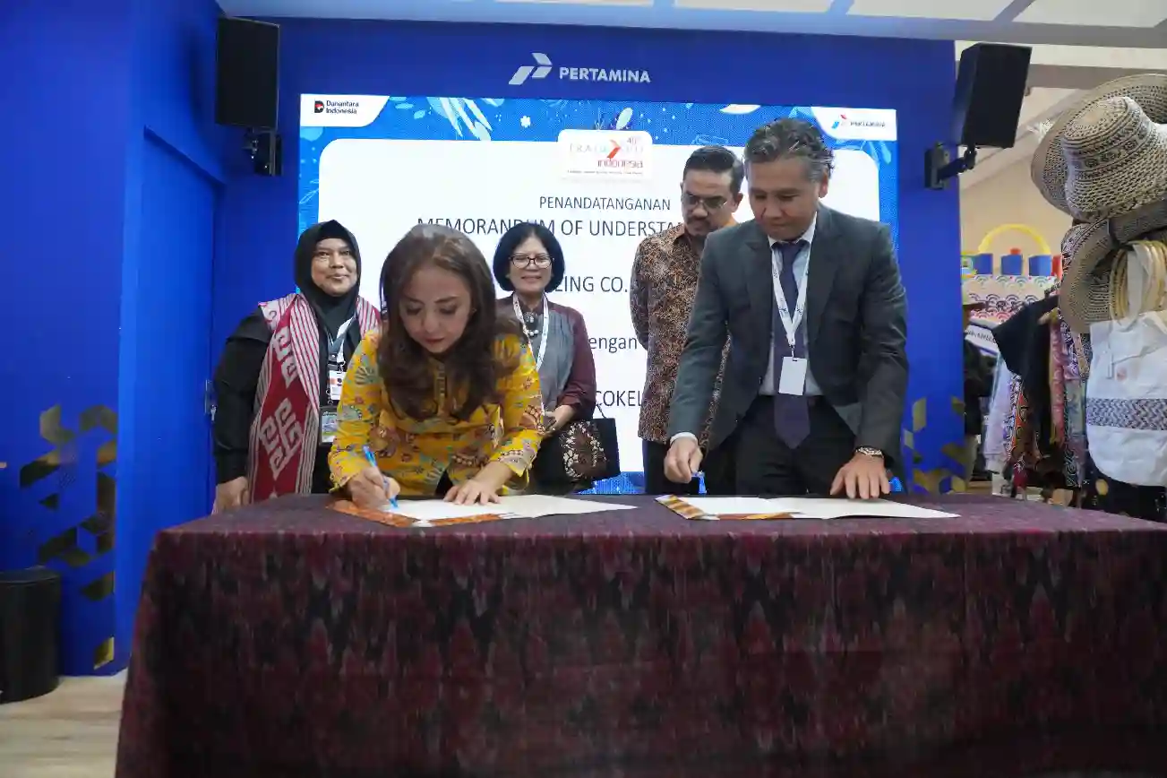 UMKM Binaan Pertamina Catat Ekspor Rp87 Miliar di Hari Pertama TEI 2025