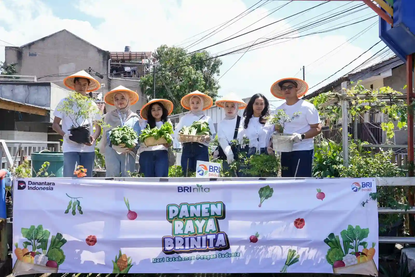 BRI Peduli Gelar Panen Raya BRInita di Hari Pangan Sedunia 2025, ini Hasilnya
