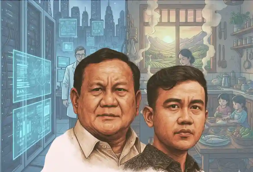 Antara Data dan Dapur: Dua Wajah Pembangunan Prabowo–Gibran Satu Tahun Pertama