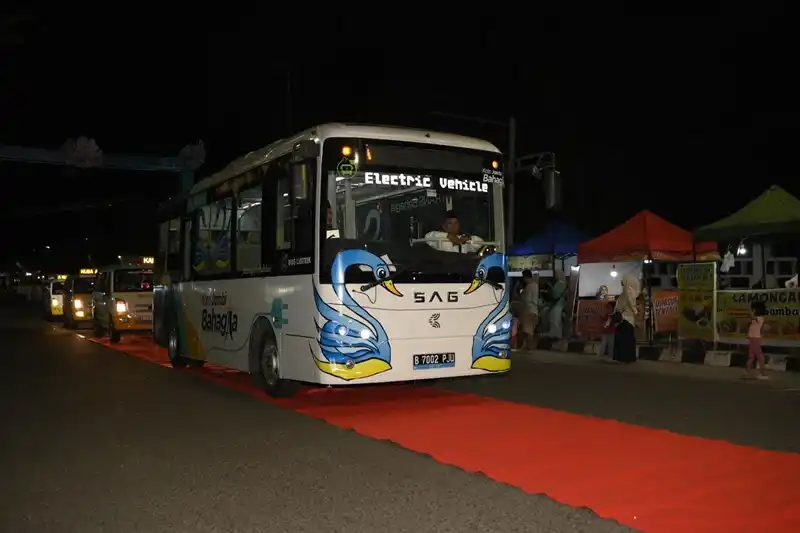 Jambi Perpanjang Uji Coba Bus Listrik, Gratis Setahun Lagi
